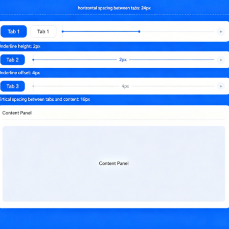 Tab switching area layout package (JSON/TXT Preset)