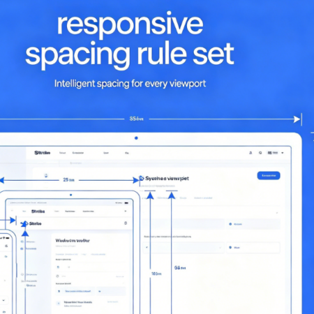 responsive spacing rule set